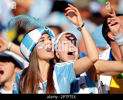 Argentina's Lionel Messi during the 2010 FIFA World Cup South Africa Soccer  match, group B, Argentina vs Nigeria at Ellis Stadium in Johannesburg,  South Africa on June 12, 2010. Argentina won 1-0.