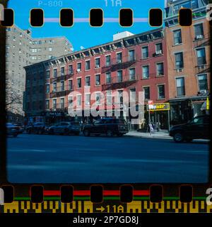 Apartment buildings in the Chelsea neighborhood of New York in February 2023. (© Richard B. Levine) Stock Photo