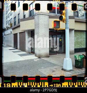 Closed Rite Aid drug store in Chelsea in New York, February 2023. (© Richard B. Levine) Stock Photo