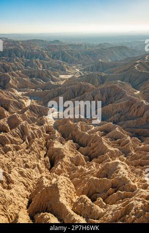 Harsh Landscape, Anza-Borrego Desert State Park, california Stock Photo