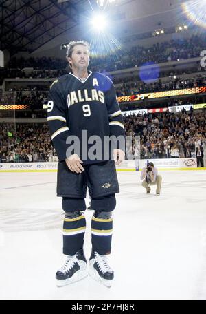 Mike Modano of the Dallas Stars skates during a hockey game against