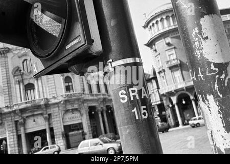 Archives 90ies: snapshot in Turin, Piémont, Italy, 1996 Stock Photo