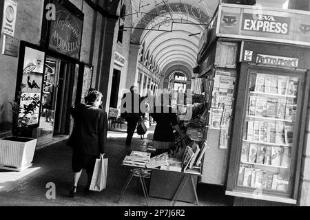 Archives 90ies: snapshot in Turin, Piémont, Italy, 1996 Stock Photo