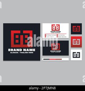 88 logo design template. Stock Vector