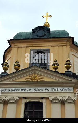 Evangelic church, Lutheran Church, Evanjelický kostol, Banská Štiavnica, Selmecbánya, Banská Bystrica region, Slovak Republic, Europe Stock Photo