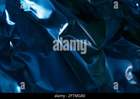 blue metal abstract background Stock Photo