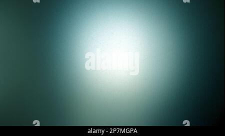 abstract green background with a light in the middle Stock Photo