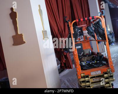 Los Angeles, USA. 08th Mar, 2023. A view at the 95th Oscars Arrivals Carpet Roll Out held at Ovation Hollywood in Hollywood, CA on Wednesday, March 8, 2023. (Photo By Sthanlee B. Mirador/Sipa USA) Credit: Sipa USA/Alamy Live News Stock Photo