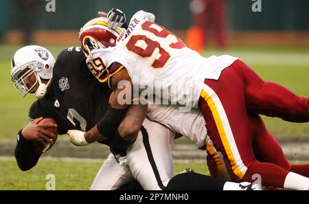 Kansas City Chiefs' Wallace Gilberry (92) before an NFL football game in  Oakland, Calif., Sunday, Nov. 15, 2009. (AP Photo/Ben Margot Stock Photo -  Alamy