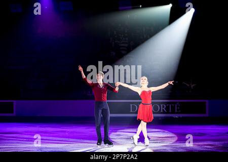 Katerina MRAZKOVA & Daniel MRAZEK (CZE), during the Exhibition Gala, at the ISU World Junior Figure Skating Championships 2023, at WinSport Arena, on March 5, 2023 in Calgary, Canada. Credit: Raniero Corbelletti/AFLO/Alamy Live News Stock Photo