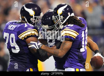 Minnesota Vikings offensive tackle Bryant McKinnie is shown against the  Detroit Lions in the first quarter of an NFL football game in Detroit,  Sunday, Dec. 7, 2008. (AP Photo/Paul Sancya Stock Photo 