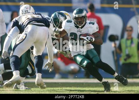 Philadelphia Eagles running back Brian Westbrook ready to go against San  Diego Chargers 