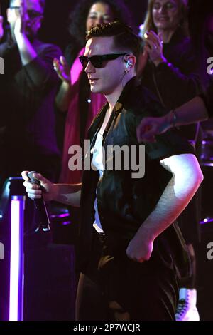 Milan, Italy. 08th Mar, 2023. Milan, TV show 'Tonight is Cattelan' - Olly Credit: Independent Photo Agency/Alamy Live News Stock Photo