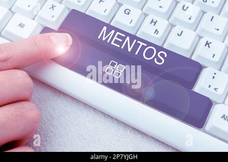 Writing displaying text Mentos. Business approach style of Jamaican folk music based on traditional dance rhythm Stock Photo