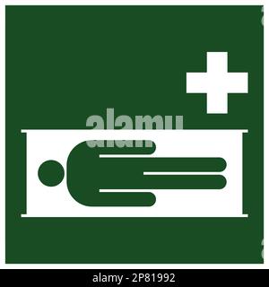 International Maritime Organization (IMO) sign, illustration. Stretcher Stock Photo