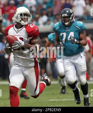 Jacksonville Jaguars defensive tackle John Henderson during an NFL football  game against the Tennessee Titans, Sunday, Oct. 4, 2009, in Jacksonville,  Fla.(AP Photo/Phil Coale Stock Photo - Alamy