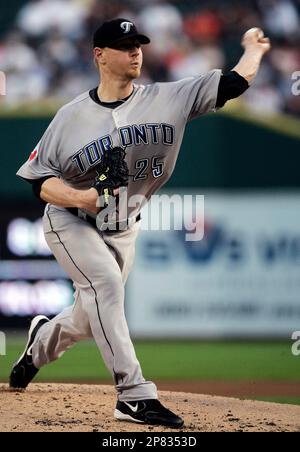 Detroit Tigers' David Purcey pitches against the Boston Red Sox in the ...