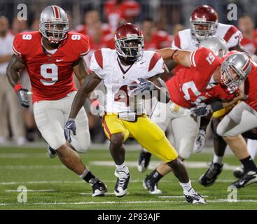 Southern California running back Joe McKnight celebrates his