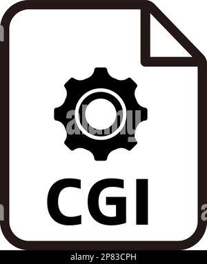 File formats vector icon illustration | CGI Stock Vector