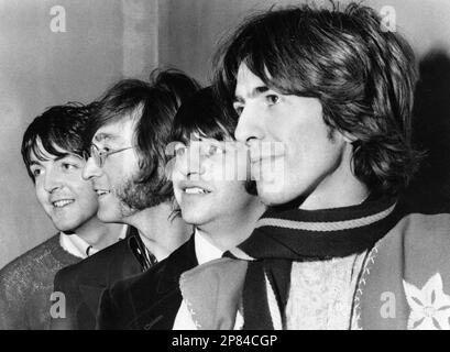 FILE - This Feb. 28, 1968 file photo shows The Beatles, from left