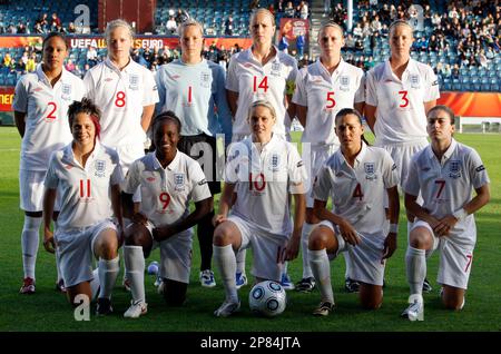 Team members of England first row from left Susan Smith Eniola