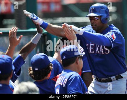 Minnesota Twins' Nick Punto during a baseball game against the Texas  Rangers, Thursday, Aug. 20, 2009 in Arlington, Texas. (AP Photo/Tony  Gutierrez Stock Photo - Alamy