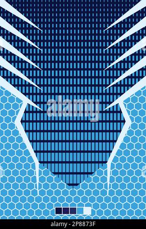 Abstract background with grunge pattern ready to print sublimation design seamless design Stock Vector