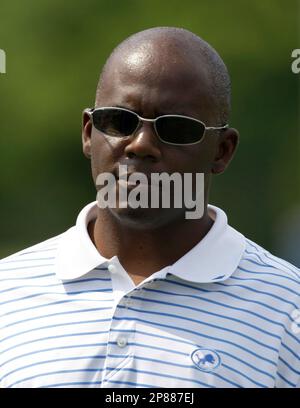 Detroit Lions general manager Martin Mayhew is seen during a news  conference at Ford Field in Detroit, Friday, Jan. 16, 2009. (AP  Photo/Carlos Osorio Stock Photo - Alamy