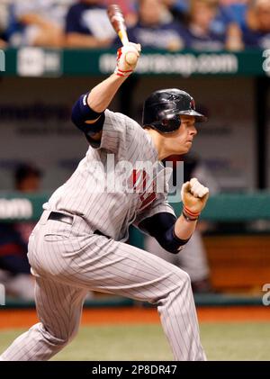 Minnesota Twins' Justin Morneau in a baseball game against the Kansas City  Royals, Friday, June 29, 2012, in Minneapolis. (AP Photo/Tom Olmscheid  Stock Photo - Alamy