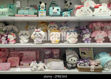 SHANGHAI, CHINA - MARCH 9,2023 - A general view of the SANRIO gift gate  store in Shanghai, China, March 9, 2023. Sanrio has several brands,  including Stock Photo - Alamy