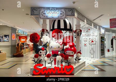 SHANGHAI, CHINA - MARCH 9,2023 - A general view of the SANRIO gift gate store in Shanghai, China, March 9, 2023. Sanrio has several brands, including Stock Photo