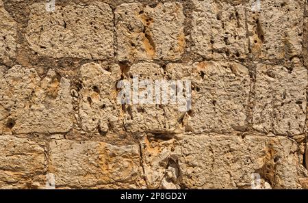 Natural Stone Wall Textured Background Stock Photo