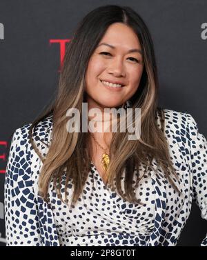 Los Angeles, USA. 08th Mar, 2023. MILCK arrives at the TIME's 2nd Annual Women Of The Year Gala held at the Four Seasons Hotel Los Angeles in Beverly Hills, CA on Wednesday, ?March 8, 2023. (Photo By Sthanlee B. Mirador/Sipa USA) Credit: Sipa USA/Alamy Live News Stock Photo