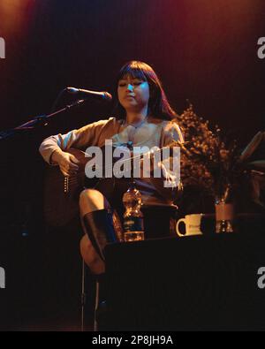 Milan, Italy, 8th Mar 2023. Filipino-British singer-songwriter Beabadobee performs live at Magazzini Generali in Milan. (Photo by Maria Laura Arturi/NurPhoto) Stock Photo