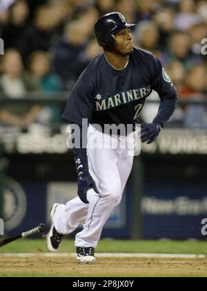 April 5, 2010; Oakland, CA, USA; Seattle Mariners right fielder Ken Griffey  Jr. (24) before the game against the Oakland Athletics at Oakland-Alameda  County Coliseum. Seattle defeated Oakland 5-3 Stock Photo - Alamy