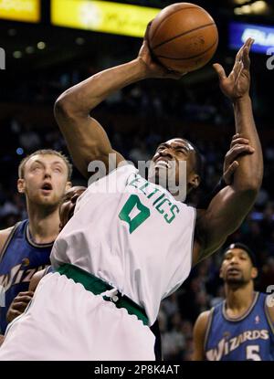 Washington Wizards' Dominic McGuire goes in for a dunk during the fourth  quarter of an NBA basketball game against the New Jersey Nets on Tuesday,  Dec. 2, 2008 in East Rutherford, N.J.