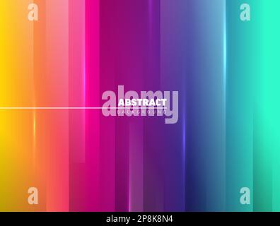 Abstract background made from blurred stripes with place for your text. Nice fresh hot cool red and blue  background for banner flyer header or social Stock Vector