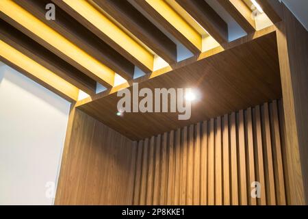 Lights on a ceiling in the building, stock photo Stock Photo