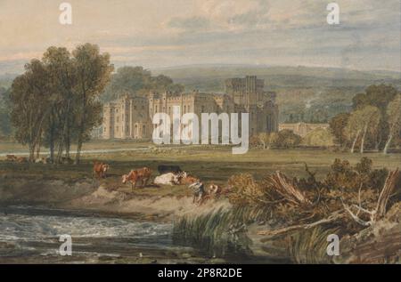 View of Hampton Court, Herefordshire, from the Southeast circa 1806 by Joseph Mallord William Turner Stock Photo