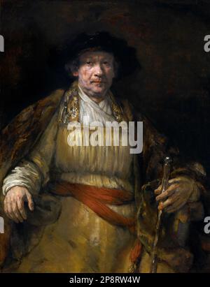 Rembrandt. Self-Portrait of Rembrandt van Rijn (1606-1669), oil on canvas, 1658 Stock Photo