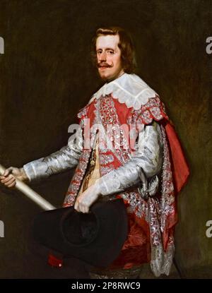 Philip IV of Spain. Portrait of King Philip IV of Spain (1605-1665) by Diego Velazquez, oil on canvas, 1644 Stock Photo