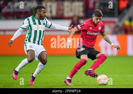 Ferencvarosi TC v Bayer 04 Leverkusen: Round of 16 Leg Two - UEFA Europa  League Anderson Esiti