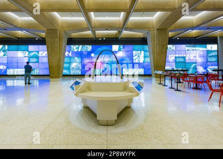 Missouri, FEB 23 2023 - Interior view of The Gateway Arch Stock Photo