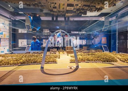 Missouri, FEB 23 2023 - Interior view of The Gateway Arch Stock Photo