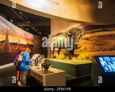 Missouri, FEB 23 2023 - Interior view of The Gateway Arch Stock Photo