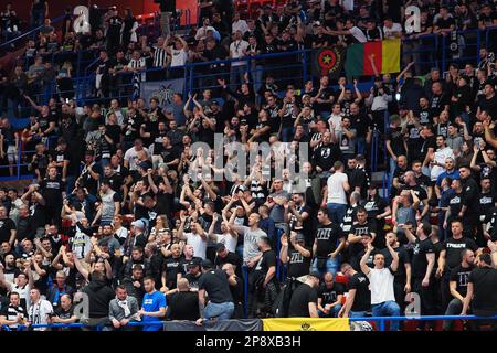 Milan Italy. 09th Mar 2023. Supporters from Partizan during EA7