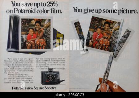 Vintage 'Look' Magazine 13 July 1971 issue Advert, USA Stock Photo