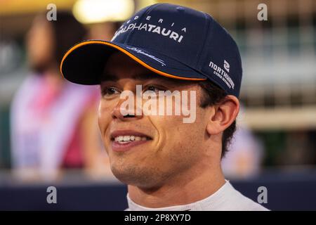 MANAMA, BAHRAIN, Sakhir circuit, 5. March 2023: #21, Nick de VRIES, NDL,, Scuderia Alpha Tauri,  during the Bahrain Formula One Grand Prix at the Bahr Stock Photo