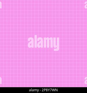 Pink checked background, retro style, doodle style flat vector illustration Stock Vector