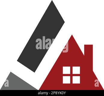 real estate solution logo template Icon Illustration Brand Identity. Isolated and flat illustration. Vector graphic Stock Vector